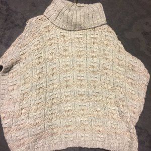 Gap Sz 8 girls grey and gold sweater